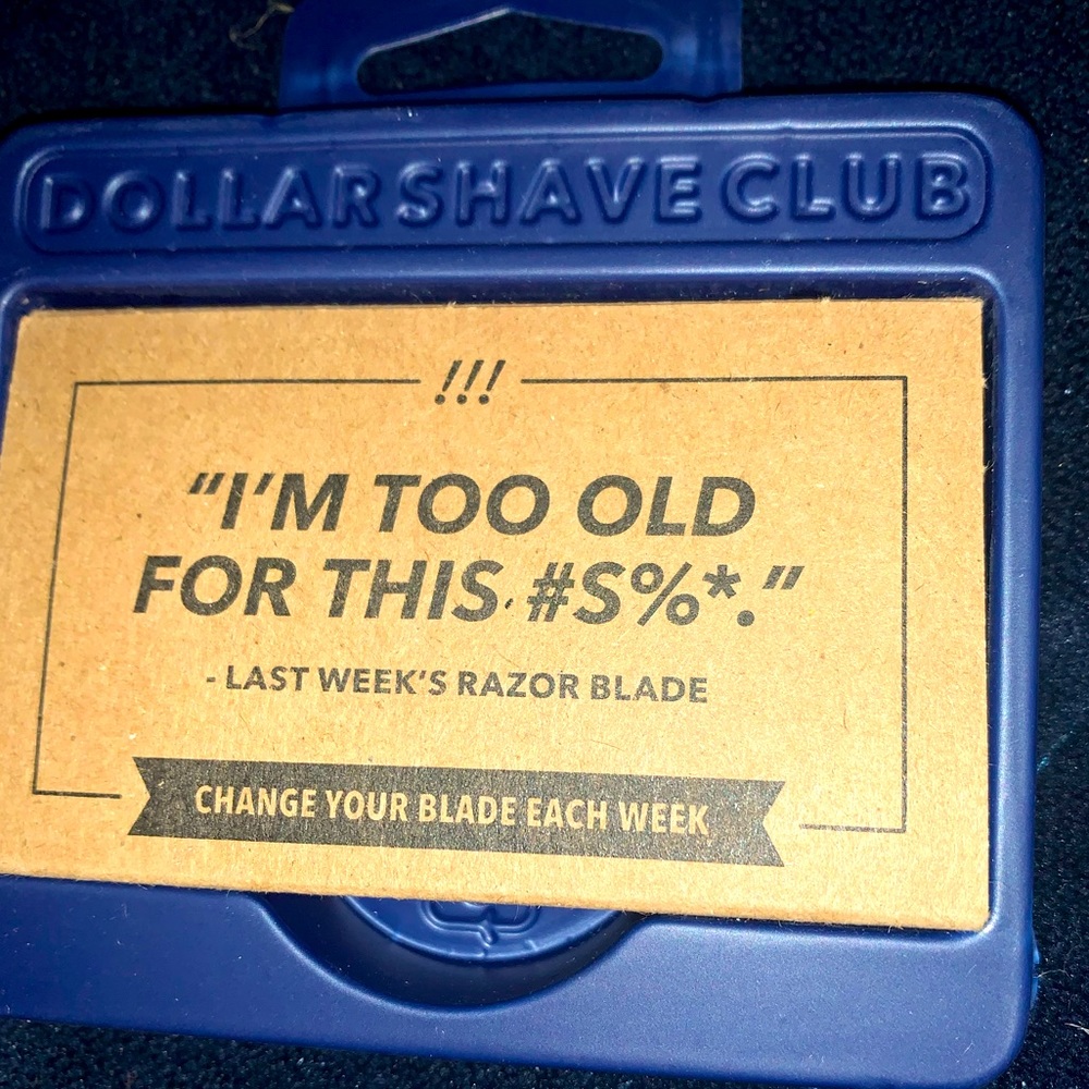3 pack of dollar shave club refills